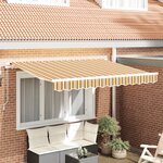 vidaXL Tissu de remplacement pour store pour cadre de 3 5x2 m Multicolore Rayé