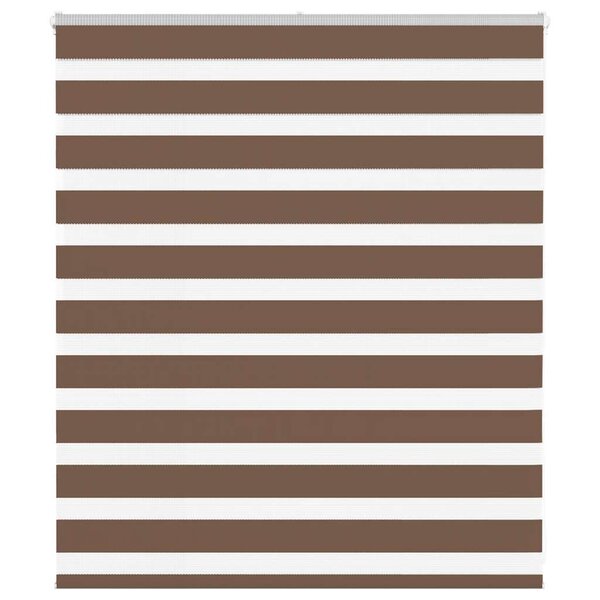 vidaXL Store zèbre marron 130x100cm largeur du tissu 125 9cm polyester