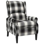 vidaXL Fauteuil inclinable Multicolore Tissu