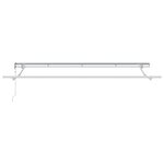 vidaXL Auvent Rétractable Crème 400 x 200 cm Polyester et Aluminium