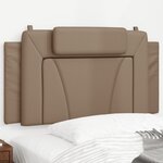 vidaXL Coussin de tête de lit cappuccino 100 cm similicuir
