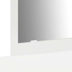 vidaXL Table de Toilette Blanc 100 x 40 x 70 cm Bois d'ingénierie