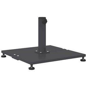 vidaXL Pied de parasol 25.95 kg Gris foncé Carré