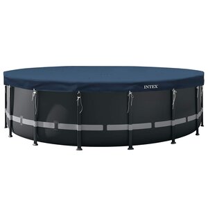 INTEX Couverture de piscine INTEX Ø488 x 20 cm Rond PVC  PET