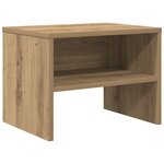 vidaXL Cabinet de chevet chêne artisanal 40 x 40 x 30 cm