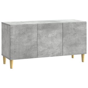 vidaXL Meuble TV 99 x 34 5 x 50 cm Gris béton Bois d'ingénierie