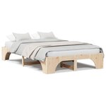 vidaXL Cadre de lit 120x200 cm en bois de pin massif