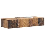 vidaXL Table d'appoint murale Bois ancien 87 5 x 34 5 x 17 cm