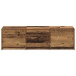 vidaXL Meuble TV Bois ancien 140 x 34 x 40 cm Bois d'ingénierie