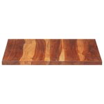 vidaXL Dessus de table bois massif d'acacia 25-27 mm 60x60 cm