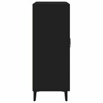 vidaXL Buffet noir 69 5x34x90 cm bois d'ingénierie