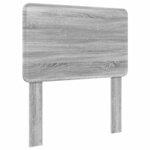 vidaXL Tête de lit Gris Sonoma 80 cm Bois d'ingénierie
