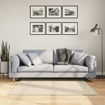 vidaXL Tapis HUARTE à poils courts doux et lavable crème 120x120 cm