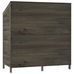 vidaXL Remise de jardin Anthracite 102x52x112 cm Bois de sapin solide
