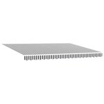 vidaXL Auvent rétractable automatique avec LED anthracite et blanc