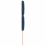 vidaXL Tête de Lit en Tissu avec tête de lit Bleu 90 cm tissu