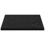 vidaXL Étagère à livres 4 Pièces Noir 40 x 30 x 1.5 cm Bois d'ingénierie