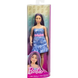 Mattel HYT84 - Barbie - Poupée Fashionistas aux cheveux violets