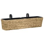 vidaXL Jardinières 2 Pièces Jacinthe d'eau