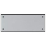 vidaXL Tableau noir magnétique mural Noir 100x40 cm Verre trempé