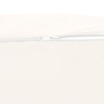 vidaXL Coussin pour jambes Blanc 68 x 40 x 18 cm