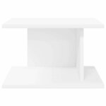 vidaXL Table de chevet 2 Pièces Blanc 40 x 30 x 25 cm Bois d'ingénierie