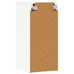 vidaXL Armoire à chaussures Blanc 32x35x70 cm Bois d’ingénierie