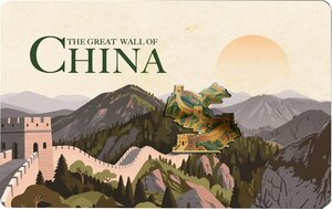 Pièce de monnaie en Or 12 Dollars g 0.031 (1/1000 oz) Millésime 2026 GREAT WALL OF CHINA 1/1000