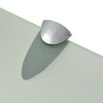 vidaXL Étagères murales 2 Pièces Verre 30 x 10 cm 8 mm