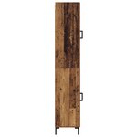 vidaXL Haut Armoire Bois Ancien 69 5 x 34 x 180 cm Bois d'ingénierie
