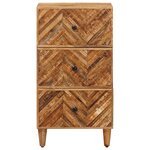 vidaXL Armoires de rangement avec tiroir Marron 40 x 33 5 x 75 cm