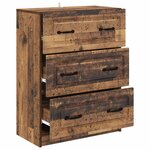 vidaXL Armoire à tiroirs Bois ancien 66 x 34 5 x 87 cm