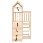 vidaXL Maisonnette de jeu avec mur d'escalade bois massif de pin