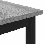 vidaXL Table basse Gris Sonoma 100 x 50 x 45 cm Bois d'ingénierie