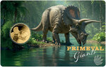 Monnaie TRICERATOPS Primeval Giants 1/1000 Oz Medaille Or