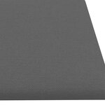 vidaXL Panneaux muraux 12 Pièces Gris clair 60x15 cm Tissu 1 08 m²