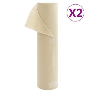 vidaXL Toison végétale 2 rouleaux 70 g/m² 50x1 6 m