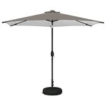 vidaXL Parasol de jardin avec lumières LED et base 300 x 300 cm