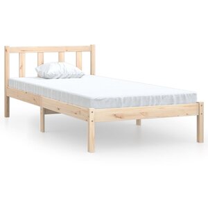 vidaXL Cadre de lit sans matelas bois massif