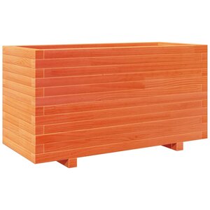 vidaXL Jardinière cire marron 90x40x49 5 cm bois de pin massif
