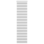 vidaXL Store zèbre gris clair largeur du tissu 60 9 cm polyester