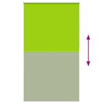vidaXL Store enrouleur occultant largeur du tissu 126 6 cm polyester