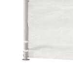 vidaXL Belvédère avec toit blanc 11 15x4 08x3 22 m polyéthylène