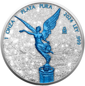 Monnaie LIBERTAD Diamond Dust Ice 1 Oz Argent Mexico 2024