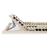vidaXL Sommier à lattes sans matelas avec 28 lattes 7 zones 80x200 cm