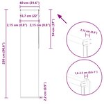 vidaXL Store enrouleur occultant largeur du tissu 55 7 cm polyester