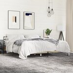 vidaXL Cadre de lit sans matelas chêne sonoma 180x200 cm