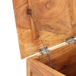 vidaXL Coffre 40x40x40 cm Bois d'acacia solide