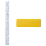 vidaXL Film de fenêtre statique Motif fleurs 45 x 500 cm PVC