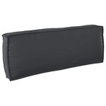 vidaXL Set de coussins de palette 3 Pièces Noir Tissu Oxford